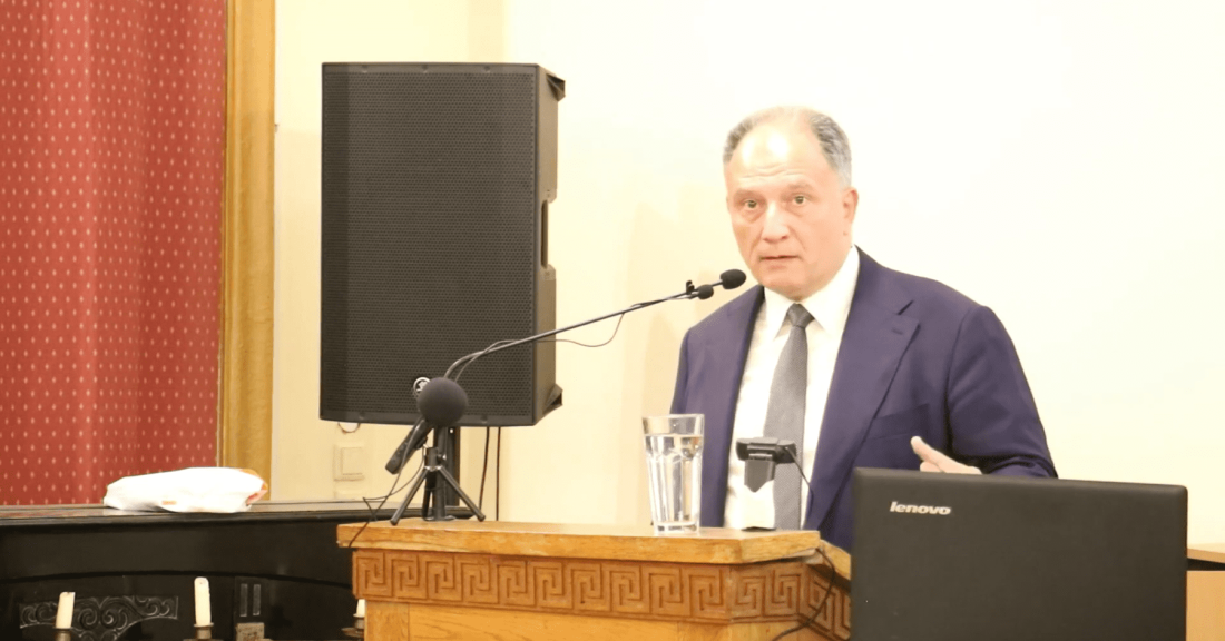 Ομιλία Δημήτρη Χιωτακάκου, υποψήφιου Ευρωβουλευτή της ΝΙΚΗΣ, σε εκδήλωση στην Πάτρα
